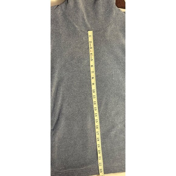 Nike Women's S Dri-Fit Pullover Sweatshirt Blue Layering Ski Roll Sleeves & Neck - Picture 10 of 11